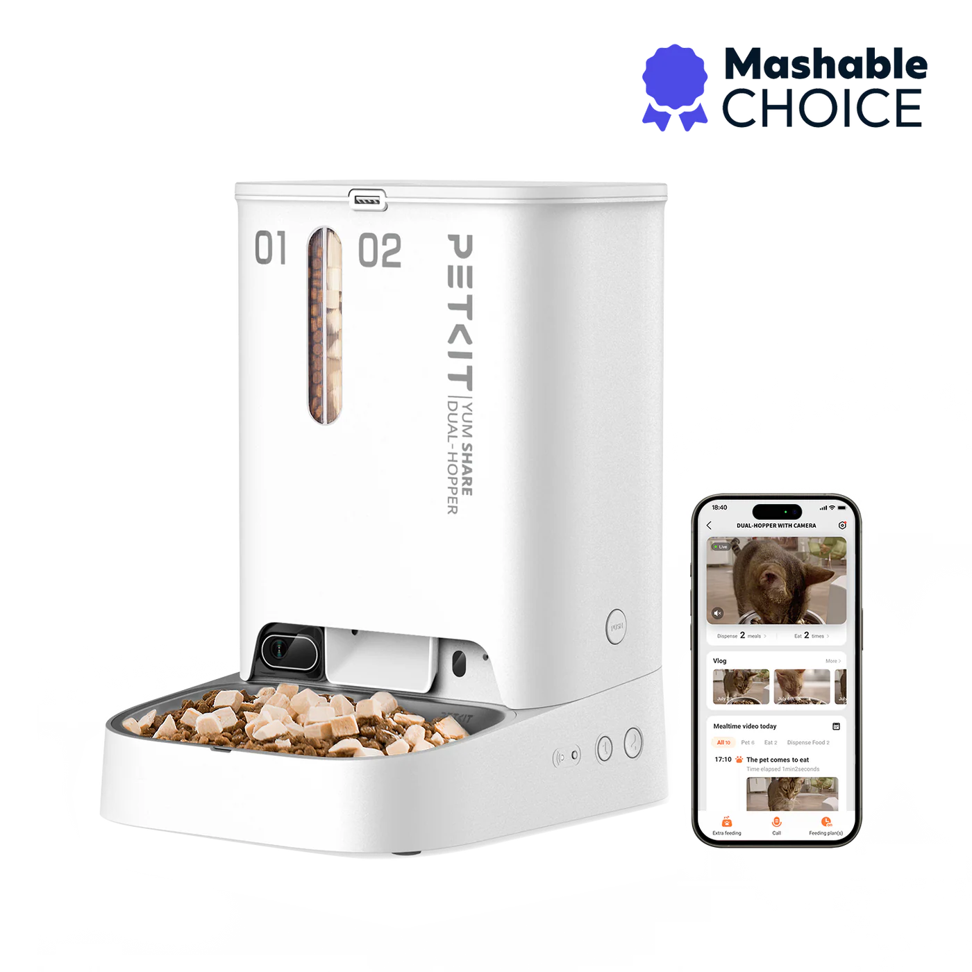 YumShare Dual-Hopper With Camera