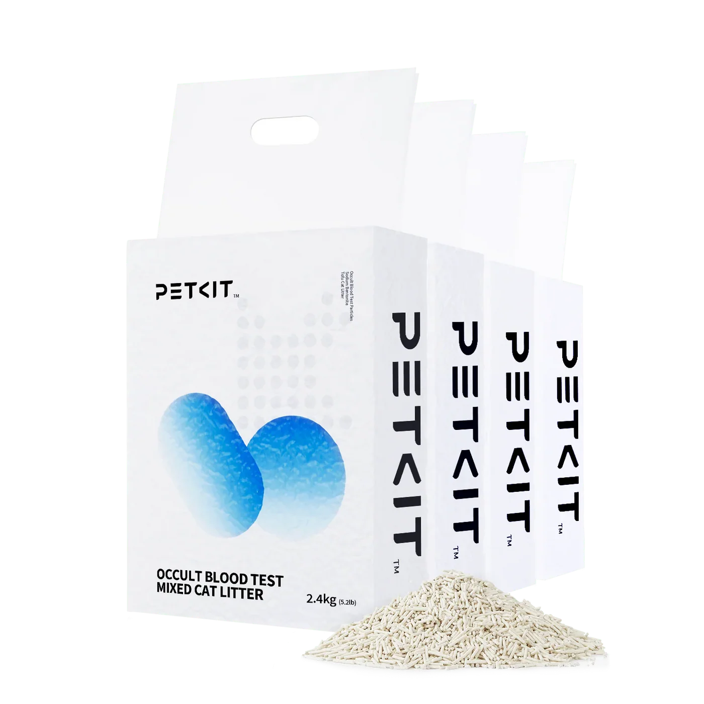 Occult Blood Test Mixed Cat Litter x4