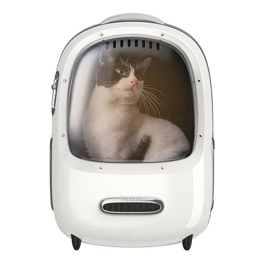 Breezy2 Cat Carrier White