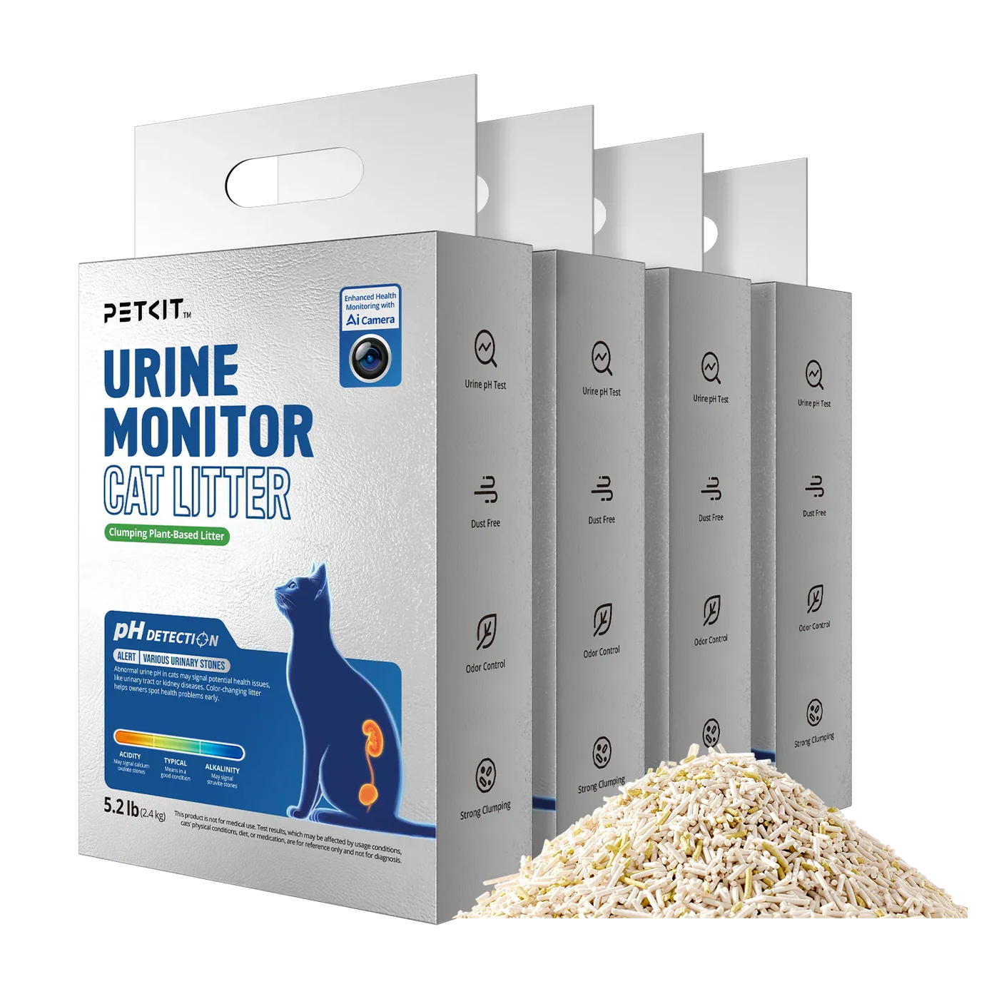 Urine Monitor Cat Litter x4