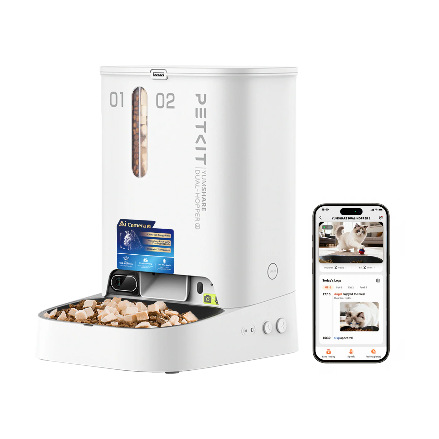 YumShare Dual-Hopper 2 With Camera